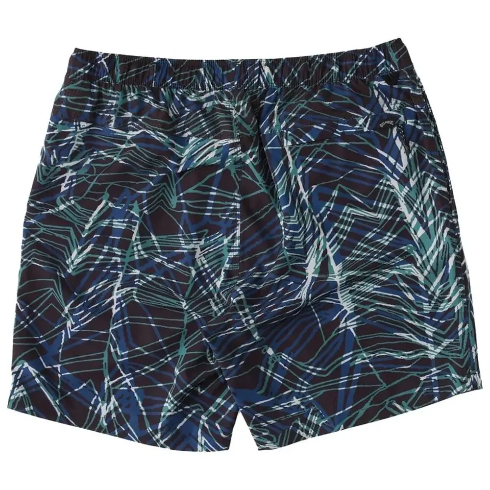 NEW Billabong Surftrek Elastic Waist Hybrid Shorts Swim Trunks,Casual Stretch M